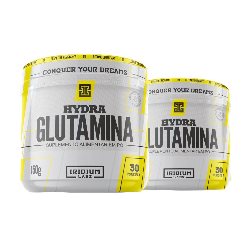 Hydra Glutamina: Kit 2x150g Iridium Labs