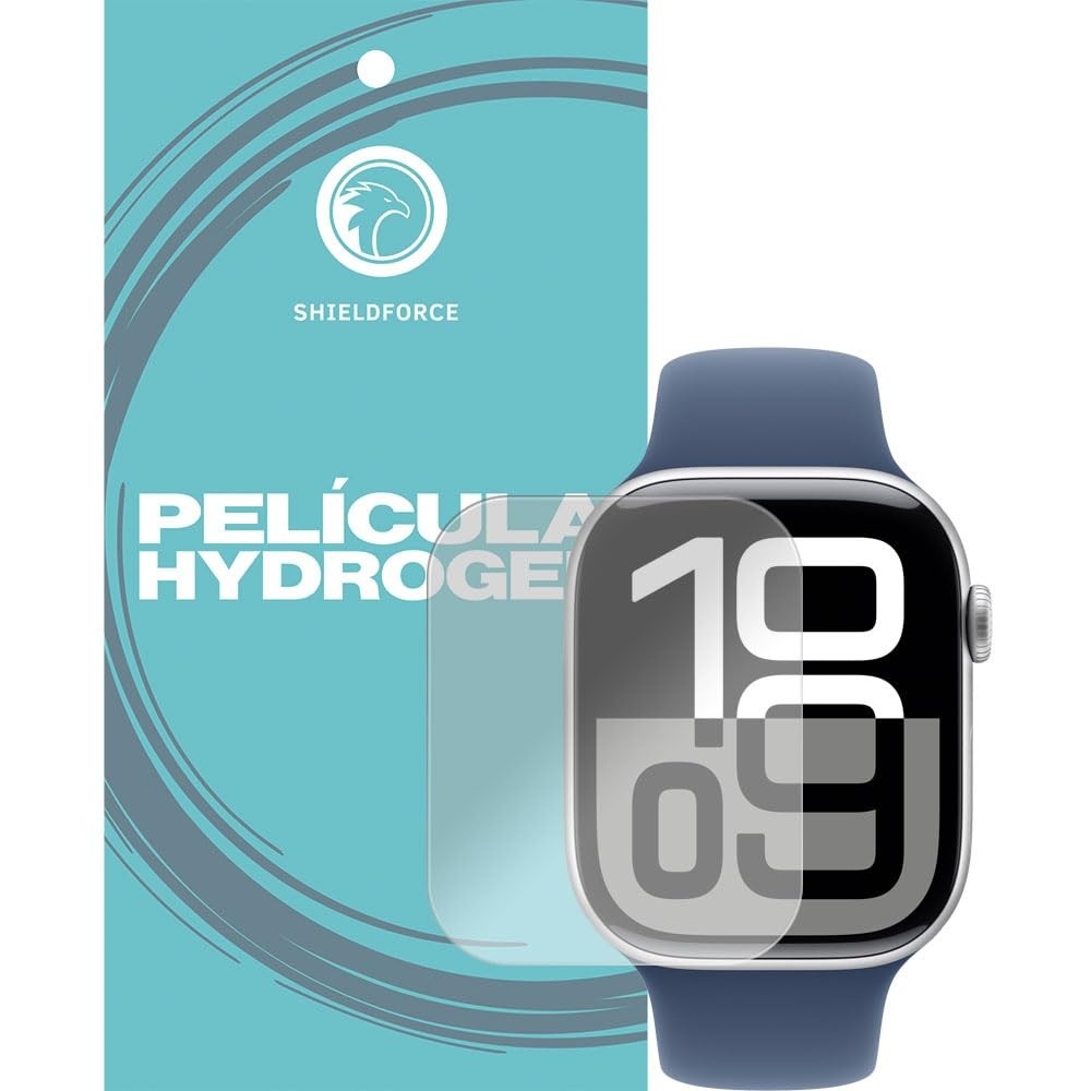 Película Hydrogel Shieldforce para Apple Watch Series 10 42mm - Proteção Regenerativa (3 Unidades)