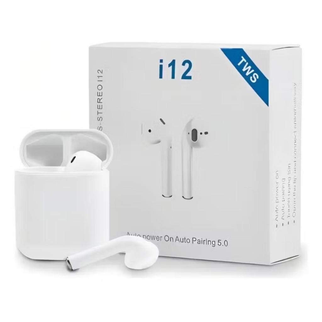 i12 TWS: Fone Bluetooth Sem Fio, Som Top e Cores Vibrantes!