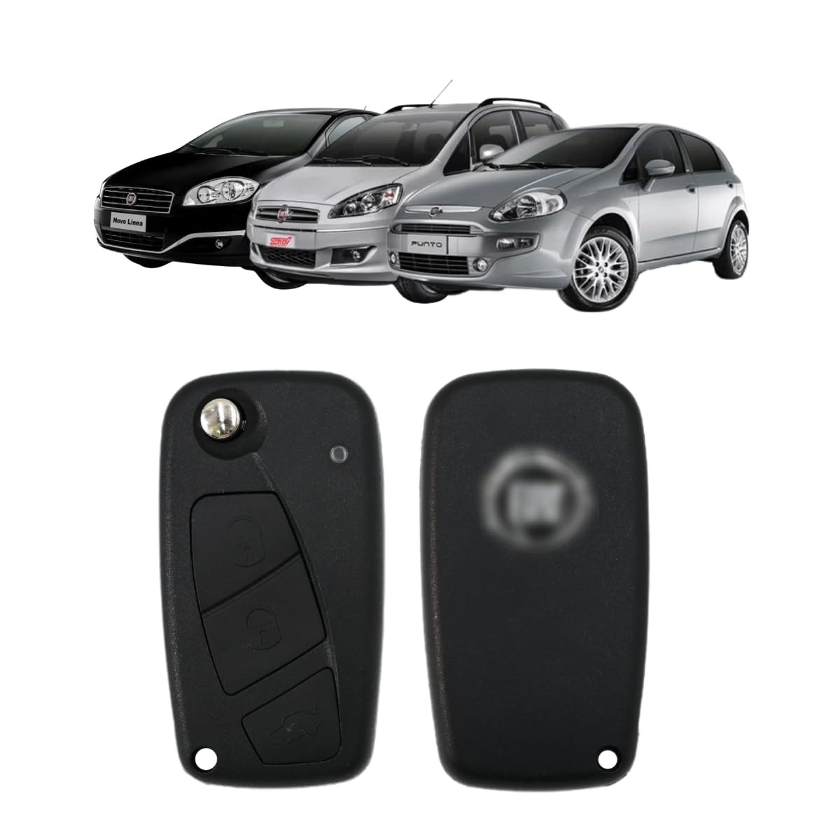 Chave Canivete Fiat Stilo, Punto, Linea, Idea: Modernize Seu Carro com Estilo e Praticidade!