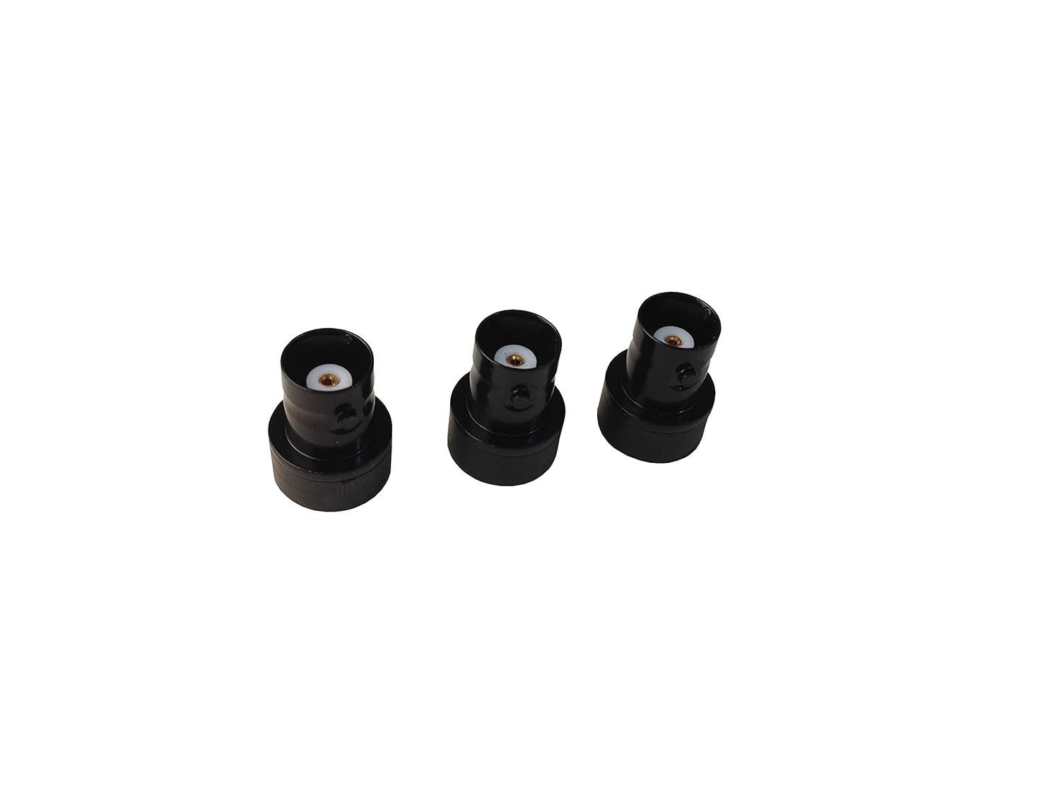 Kit 3 Adaptadores BNC Fêmea para SMA Macho - Conector Ideal para Antenas Ham Radio (144/430 MHz)