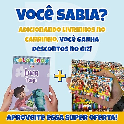 Livro de Colorir Turma da Mônica Personalizado – Lembrancinha Ideal!