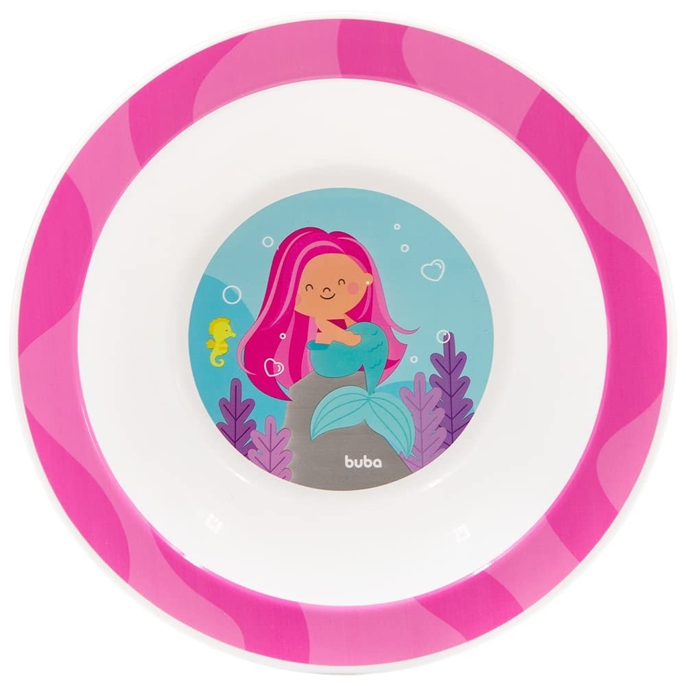 Pratinho Bowl Aventuras - Sereia | Seguro, Durável e Ideal para Refeições Infantis