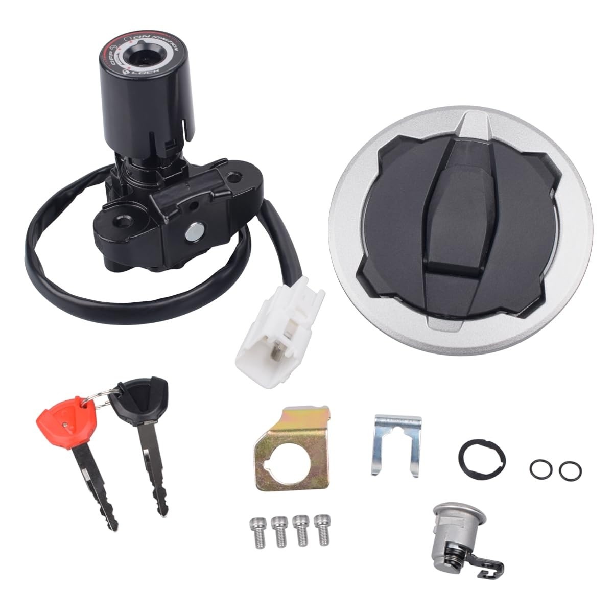 Kit Completo de Ignição e Tanque para Kawasaki Ninja 400 Z400 (2018-2023)
