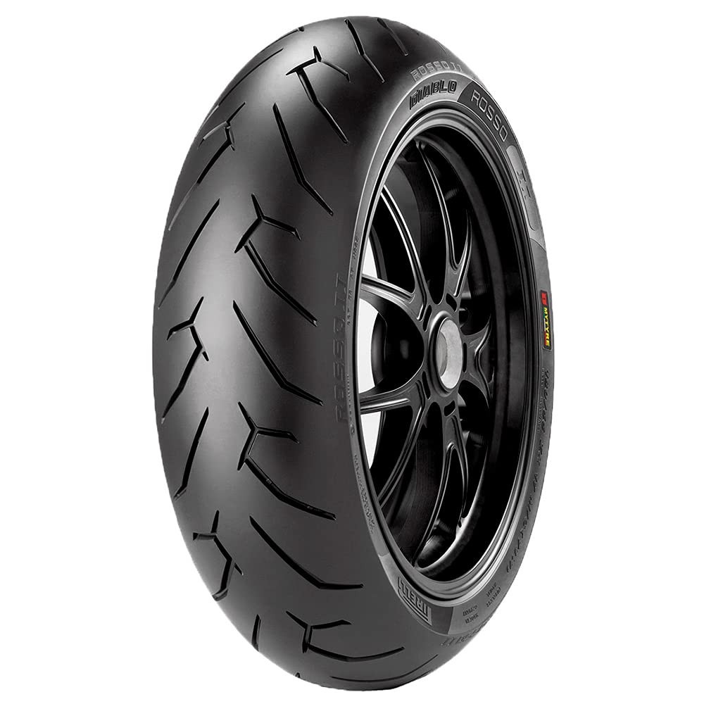 Pneu Moto Pirelli Diablo Rosso II 190/55ZR17 75W TL - Performance Esportiva Superior