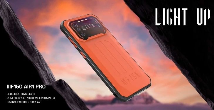 Iiif150 Air 1 Pro: O Smartphone 4G à Prova D'Água!