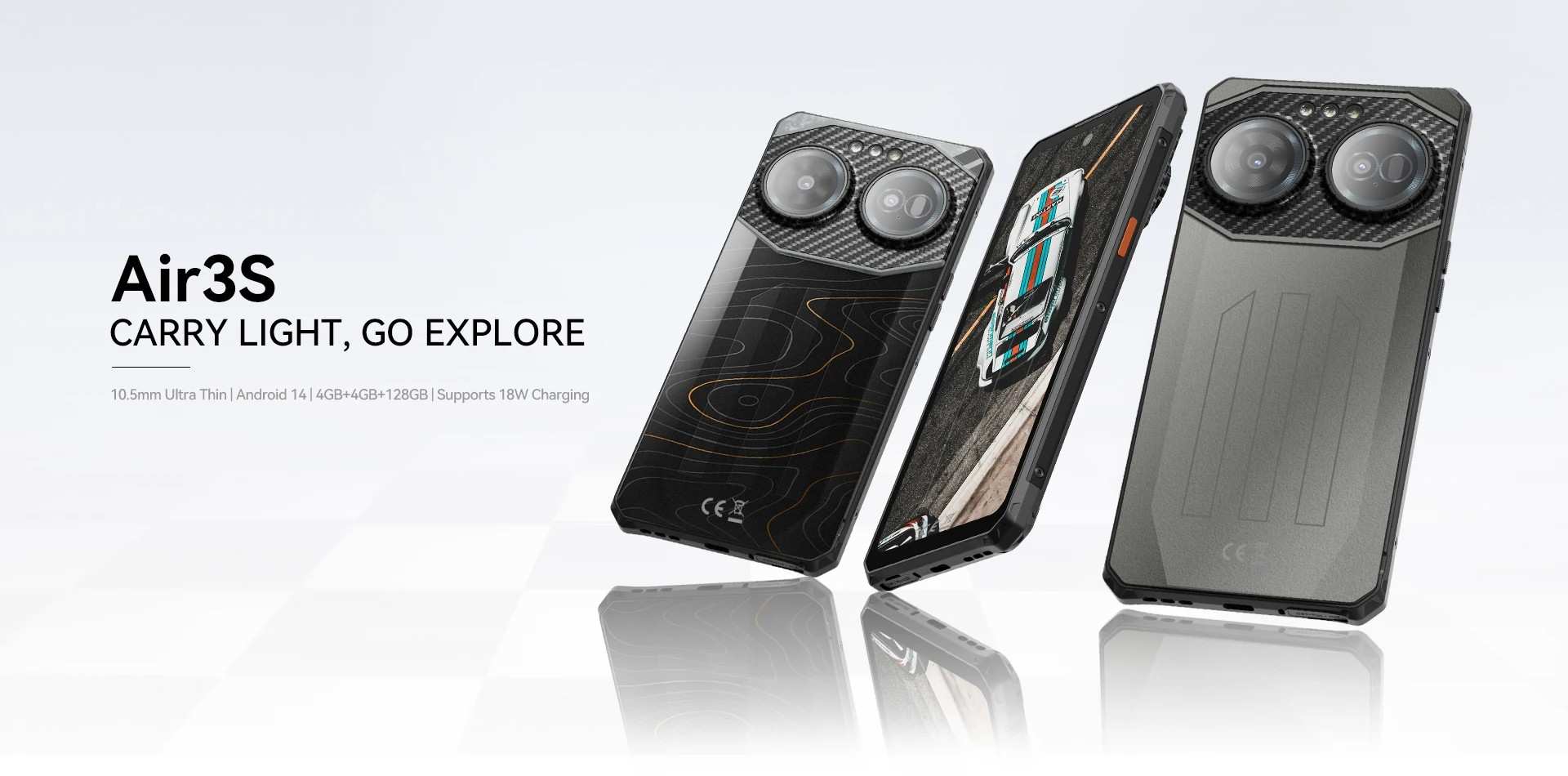 IIIF150 Air 3S: Smartphone 4G Robusto e Econômico