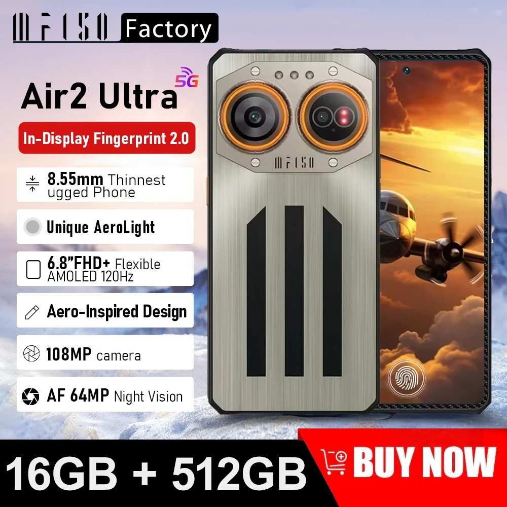 IIIF150 Air2 Ultra: O 5G Robusto e Elegante