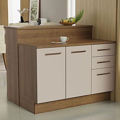 Ilha de Cozinha 120cm Agata: Mais Espaço & Estilo!