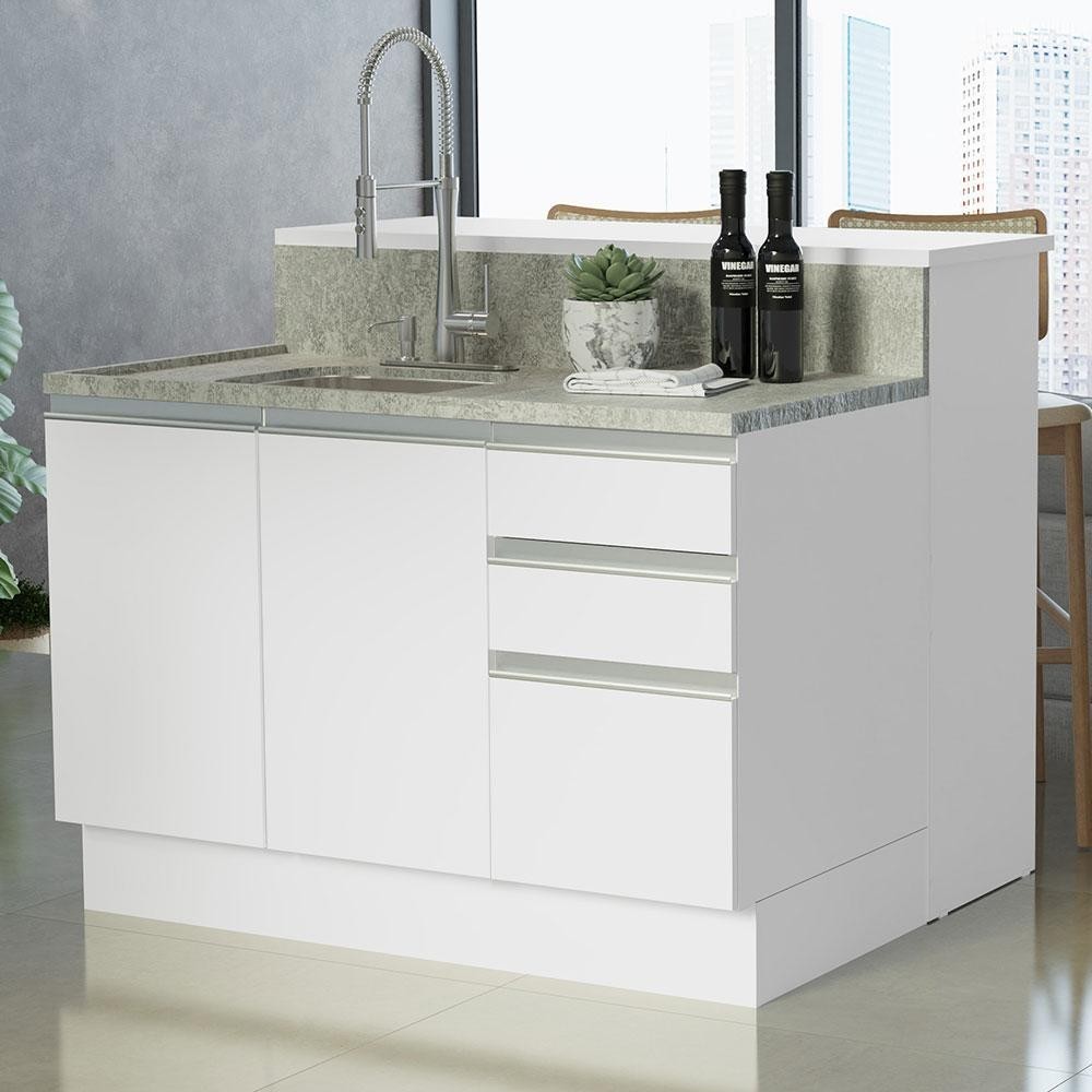 Ilha de Cozinha 120cm: Organize e Decore!