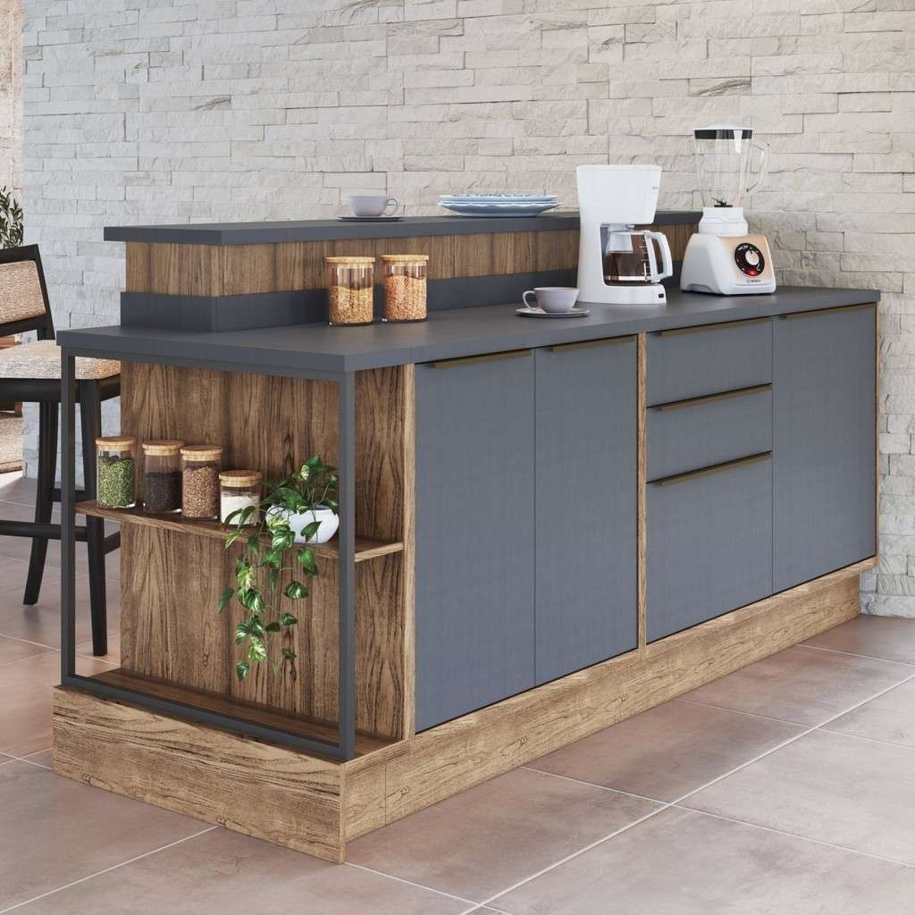 Ilha de Cozinha Viena: 6 Peças para um Design Incrível