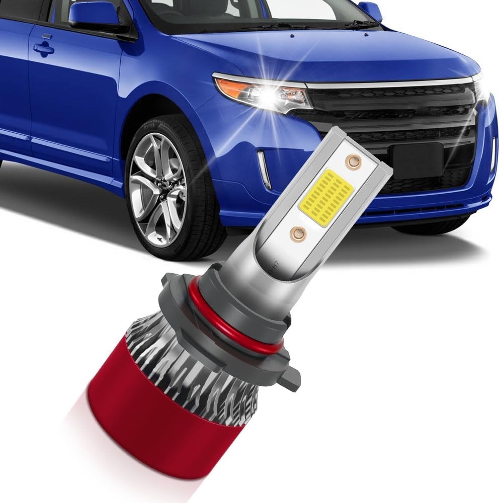 Lâmpadas LED 9012 para Ford Edge 2011-2014: Iluminação Superior para Farol Alto/Baixo e Neblina (2 Peças)