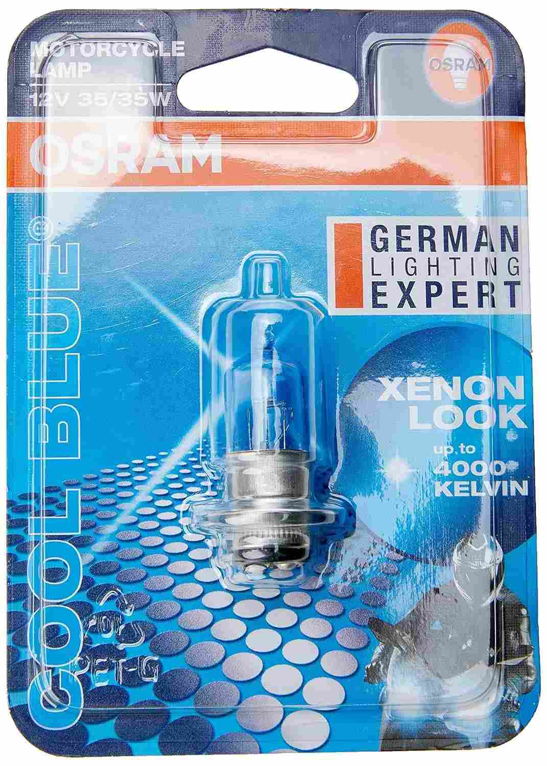 Lâmpada Moto Osram M5 Cool Blue 12V - Iluminação Potente e Original