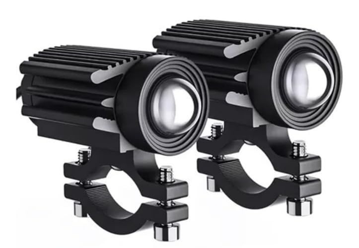 Faróis de Neblina LED Moto 10000 Lúmens IP67 - Iluminação Potente e Segura