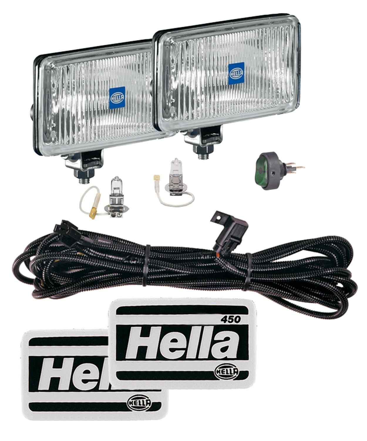 Kit Lâmpada HELLA 005860891 H3 12V Transparente - Iluminação Potente e Segura