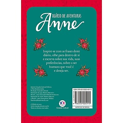 Diário Anne de Green Gables: Desperte Sua Imaginação 📖