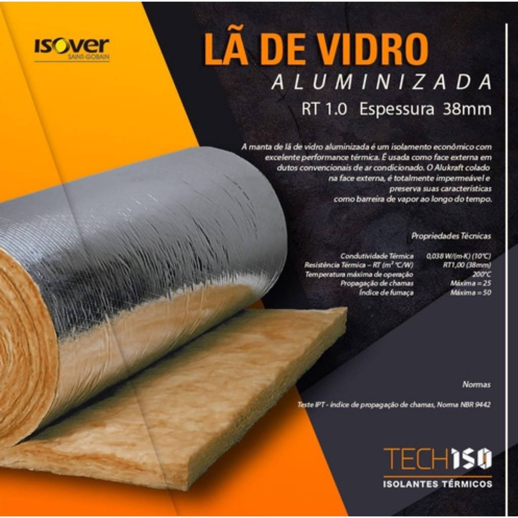 Lã Aluminizada: Isolamento Térmico Imbatível!