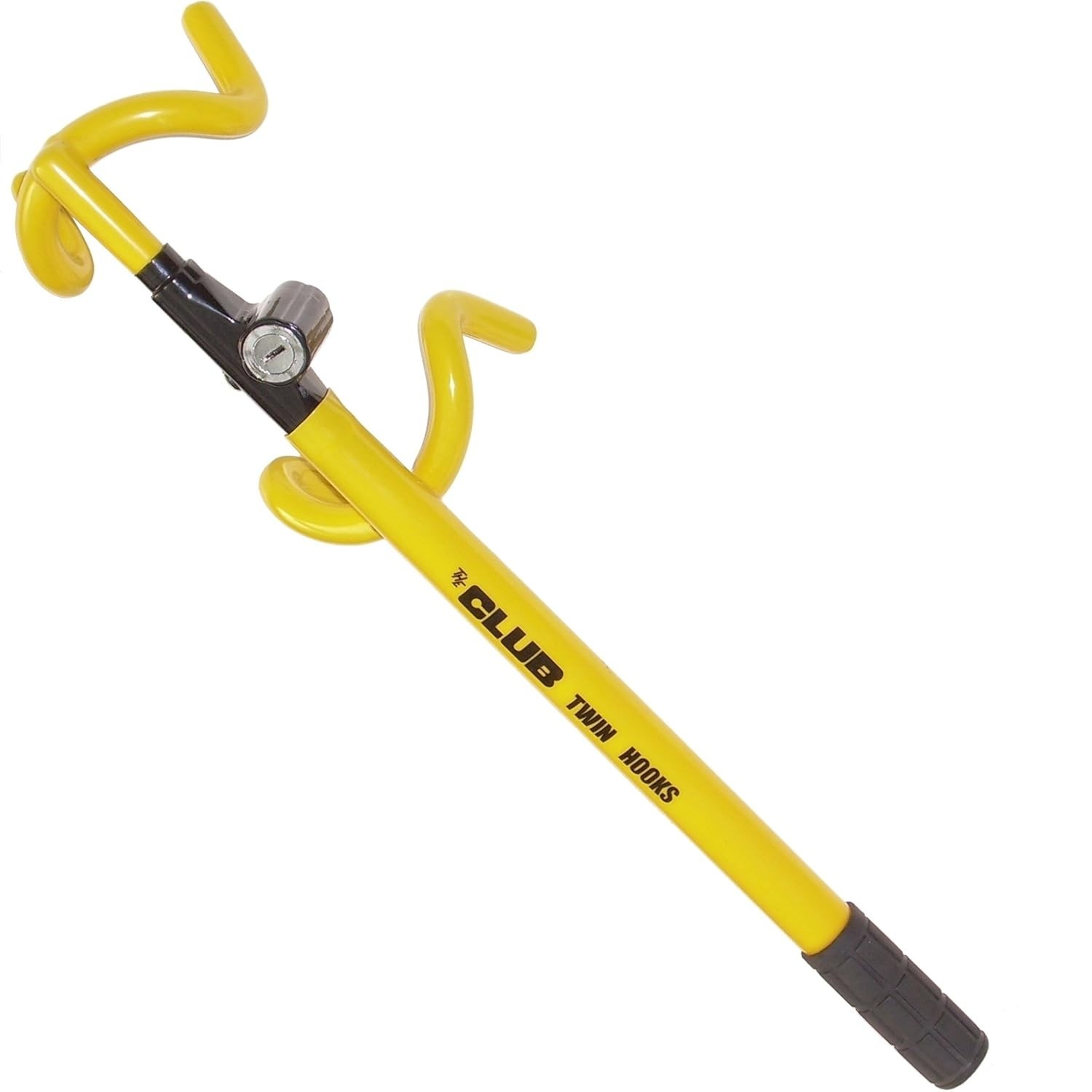 Trava de Volante Winner International The Club 3000 Twin Hook Amarelo: Segurança Imbatível!
