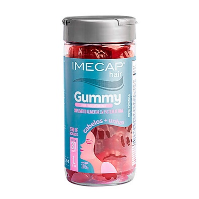 Imecap Hair Gummy: Cabelos e Unhas Fortes e Saudáveis