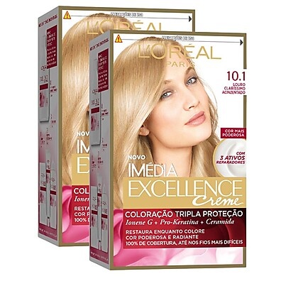 Imédia Excellence 10.1: Louro Claríssimo Acinzentado