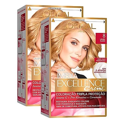 Imédia Excellence L'Oréal: Louro Claro em 10 Minutos!