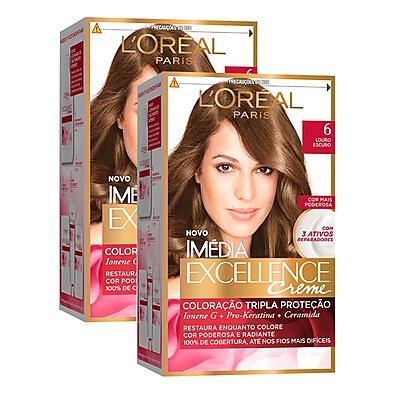 Imédia Excellence L'Oréal: Louro Escuro Perfeito!