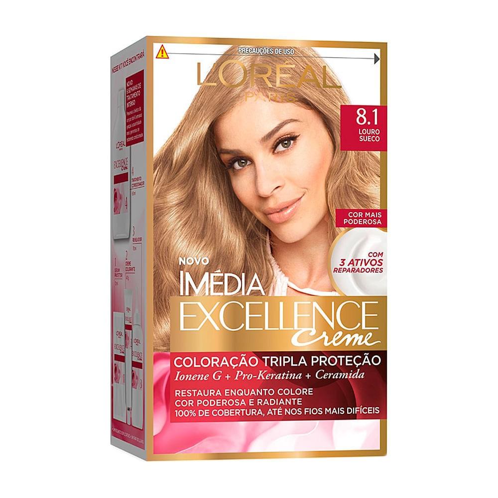 Imédia Excellence L'Oréal: Louro Sueco 8.1 Perfeito!