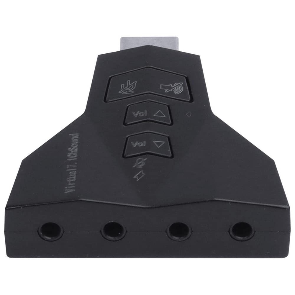 Adaptador Placa de Som USB 4 P2 Vinik A4PUSBM - Som Imersivo para PS3 e PC