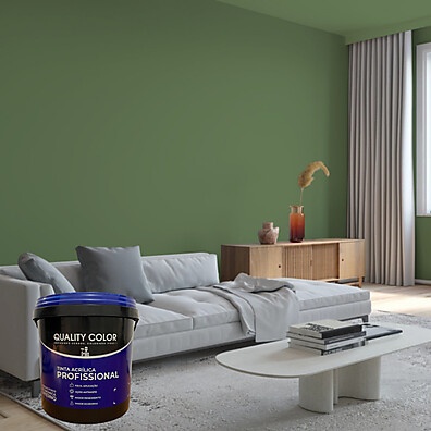 Tinta Verde Musgo: 3.2L para Paredes Impecáveis 🌿