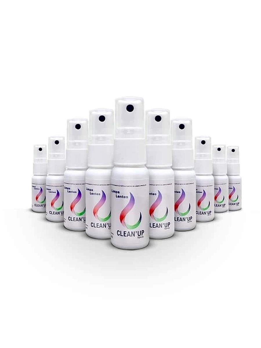 Kit 10 Limpa Lentes Spray: Óculos e Telas Impecáveis!