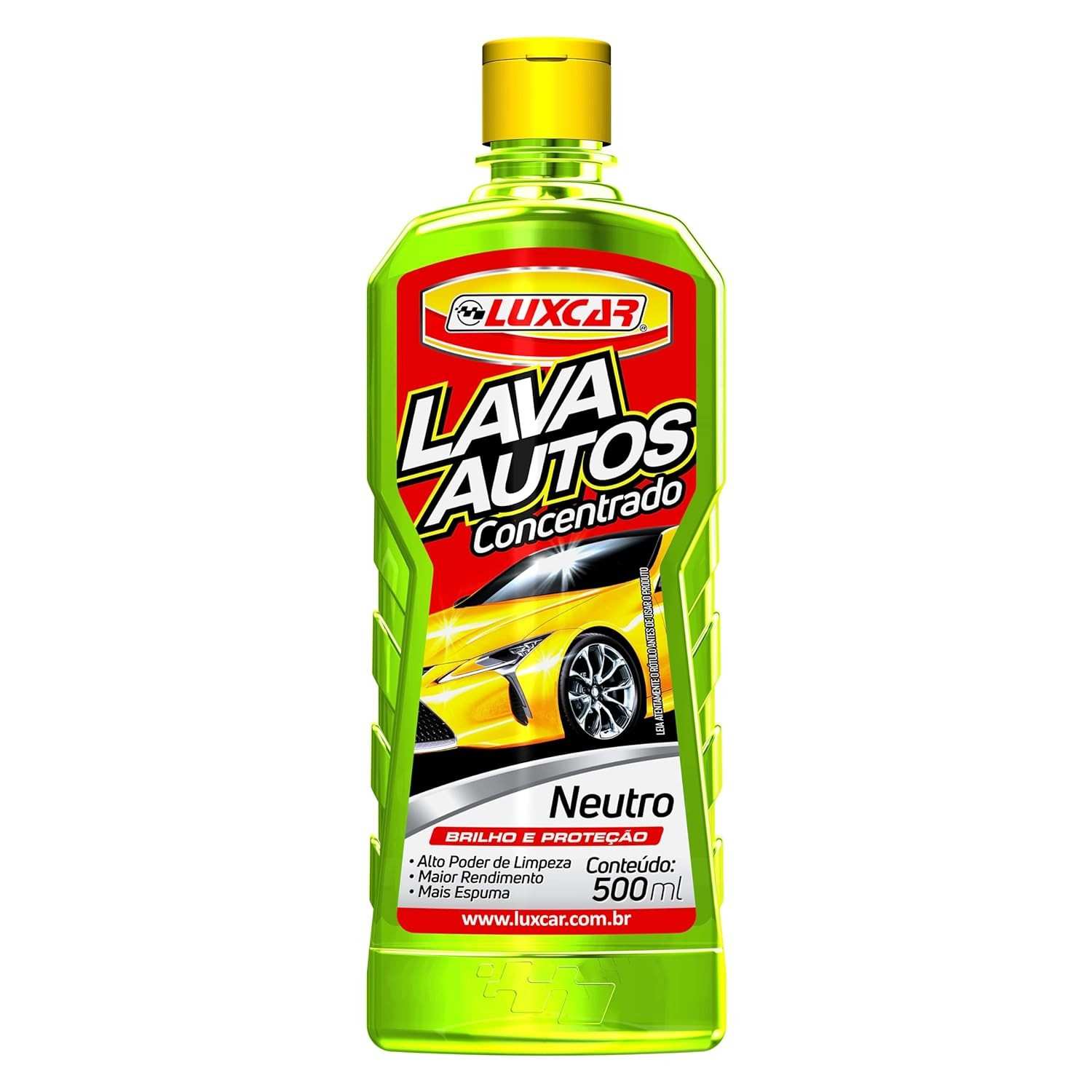 Lava Autos Concentrado Luxcar 500ml: Brilho Impecável e Proteção Avançada