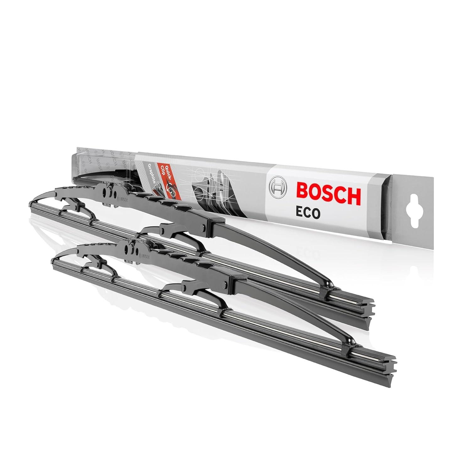 Jogo Palheta Limpador Para-Brisa Dianteira Bosch Eco B050 - Limpeza Impecável