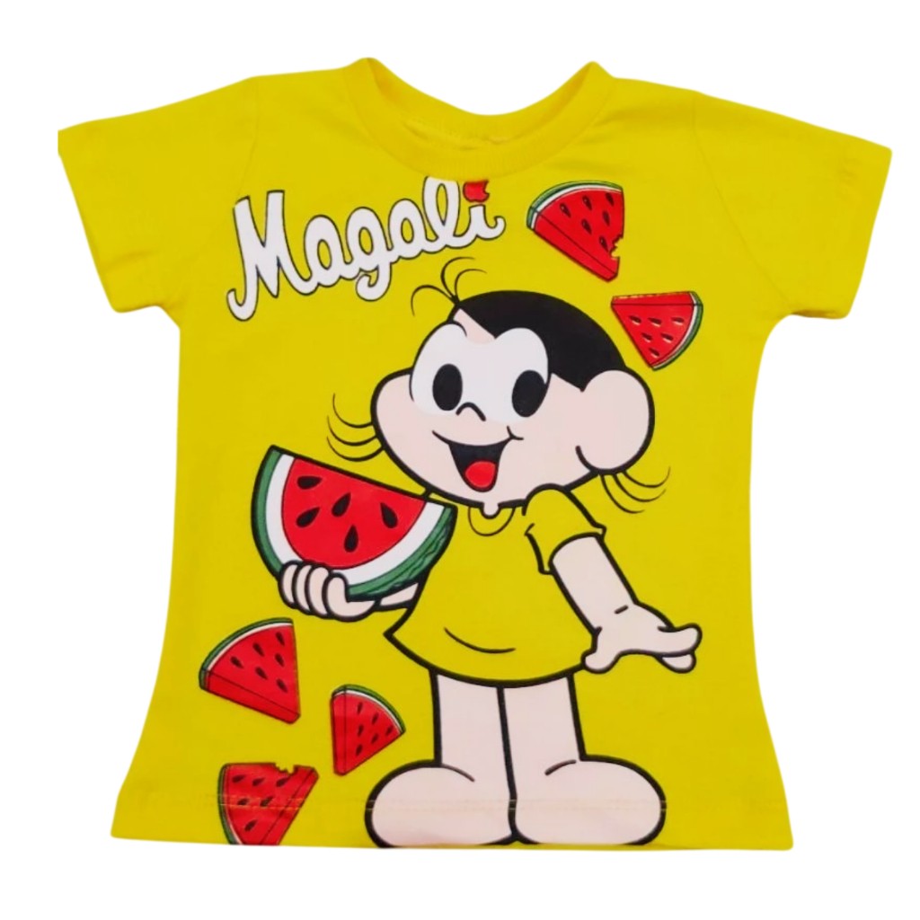 Camisa Turma da Mônica Infantil/Juvenil Alta Qualidade – Oferta Imperdível!