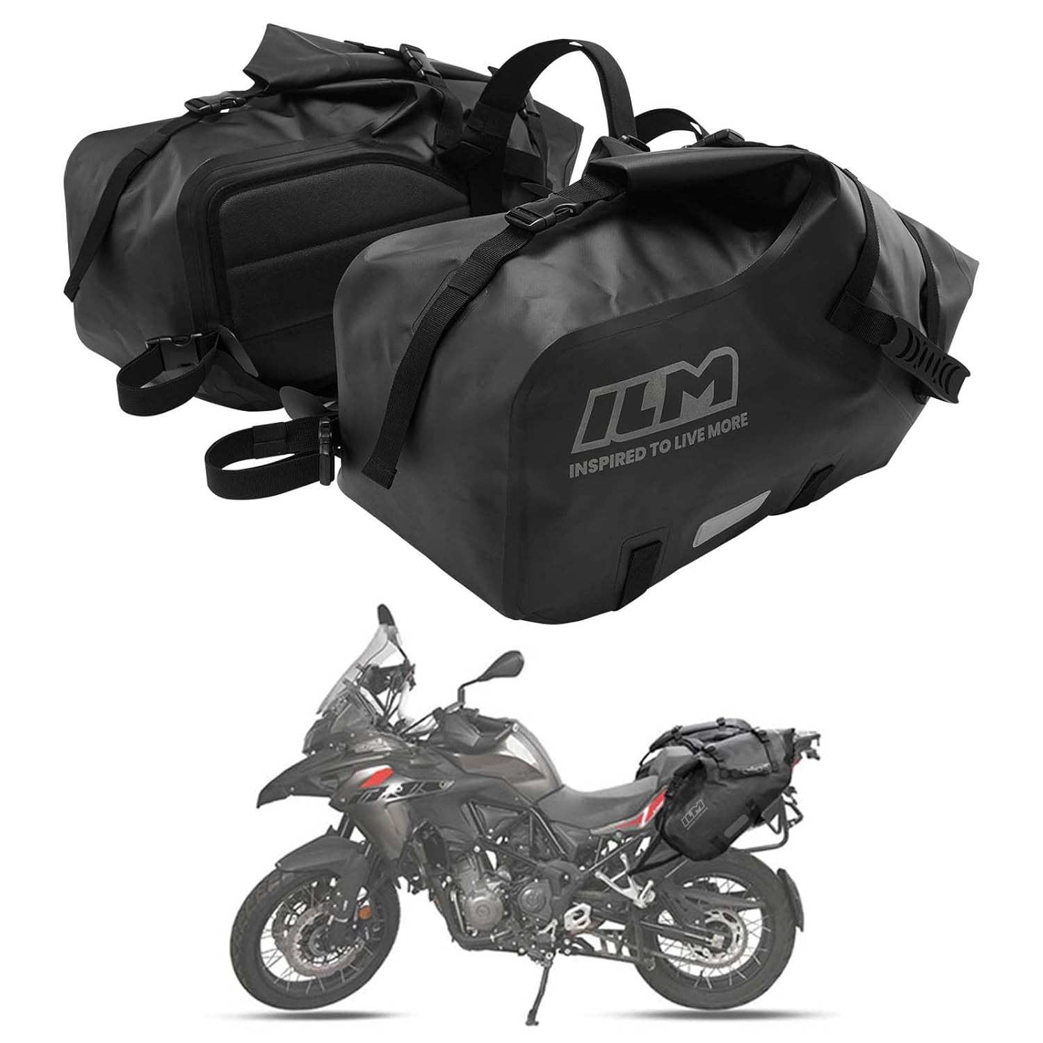 Alforjes Moto ILM 48L Impermeáveis: Aventura e Segurança para Sua Jornada