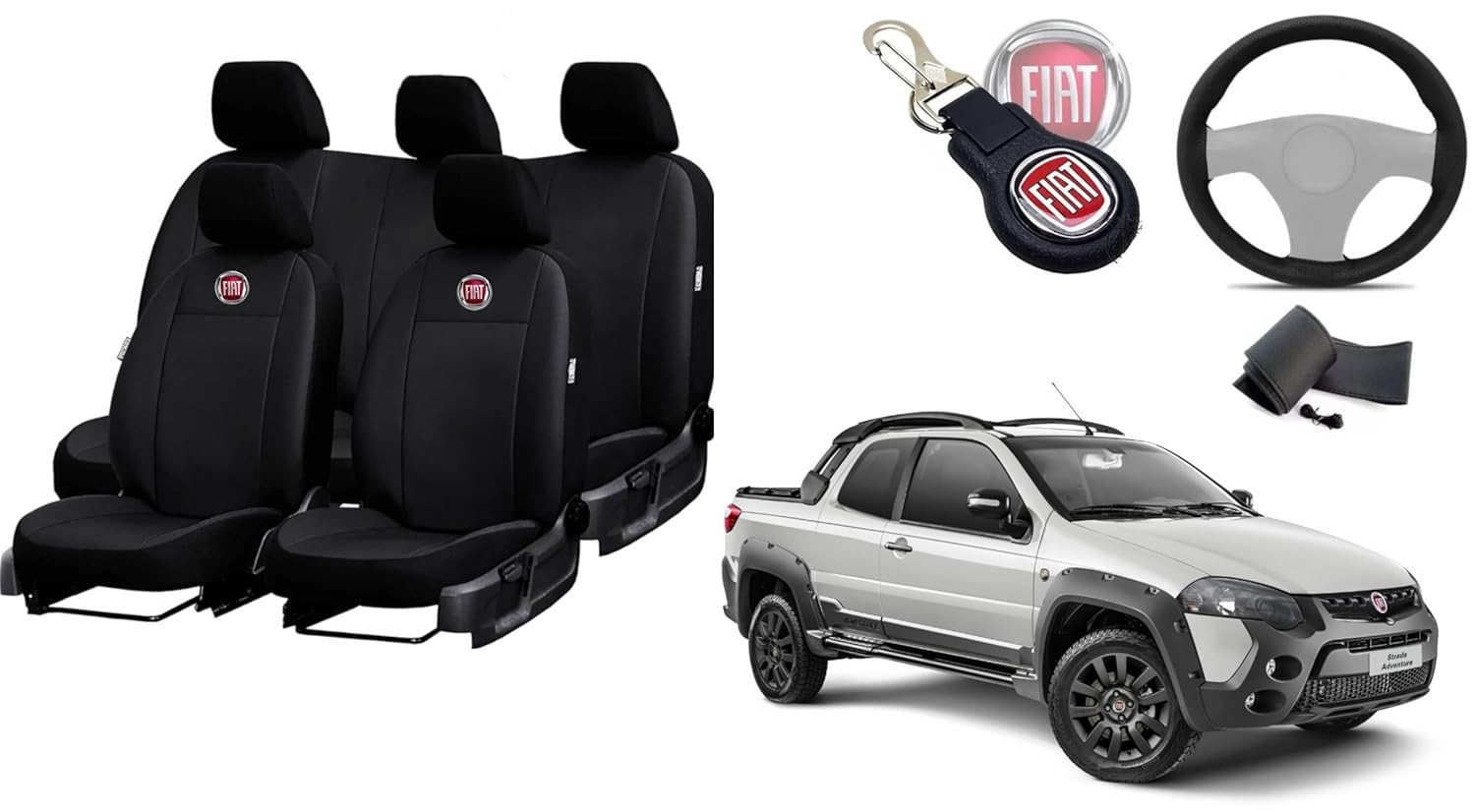 Capa Protetora Banco Fiat Strada 2014-2019: Impermeável e Durável