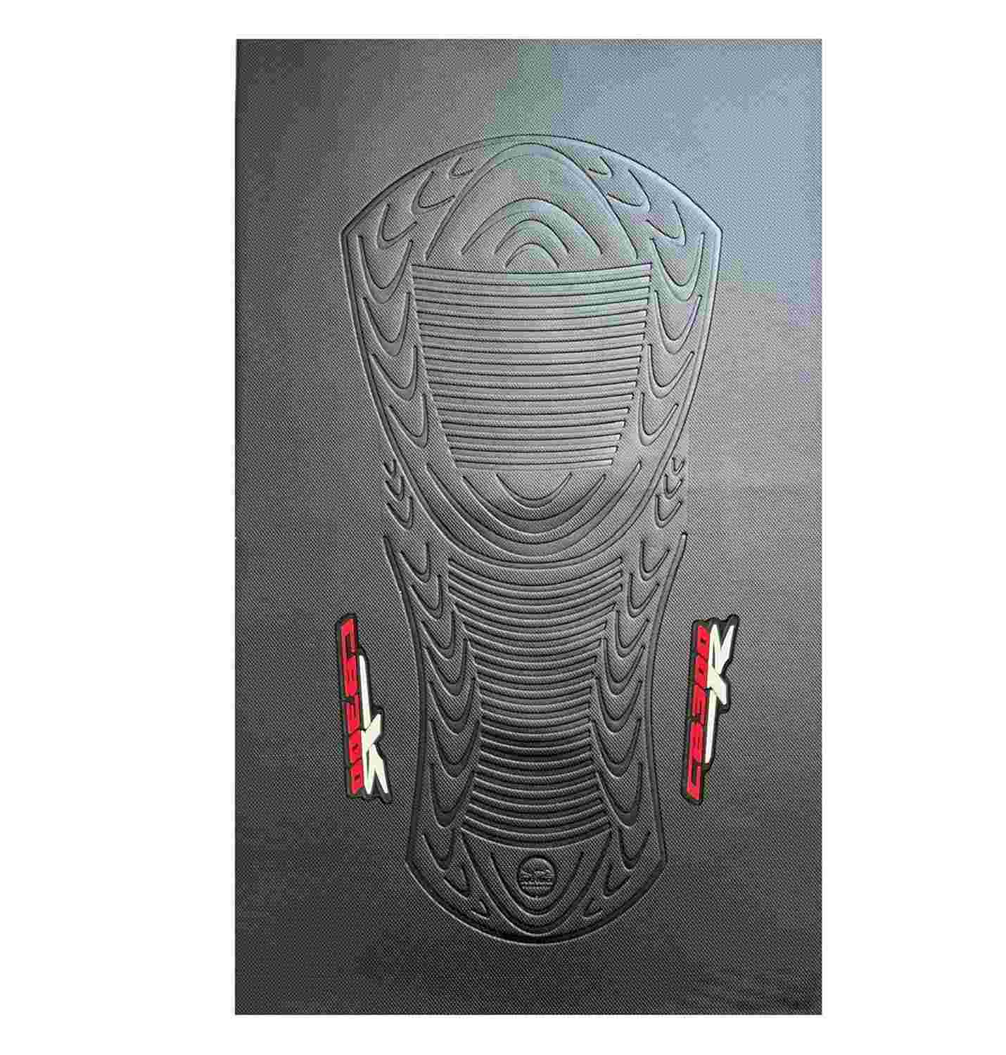Capa Banco Moto Emborrachada 3D Preta Universal CB 300 - Antiderrapante e Impermeável