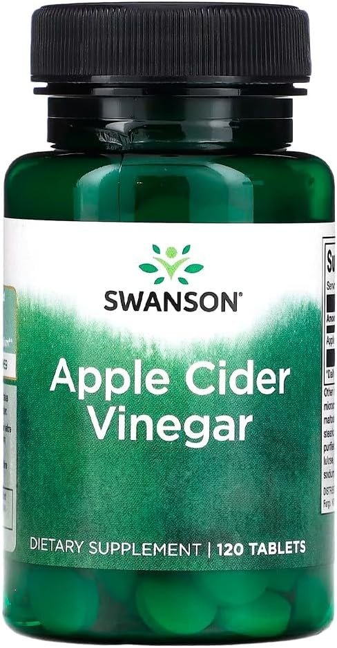 Vinagre de Maçã 200mg Swanson 120 Tabs Importado