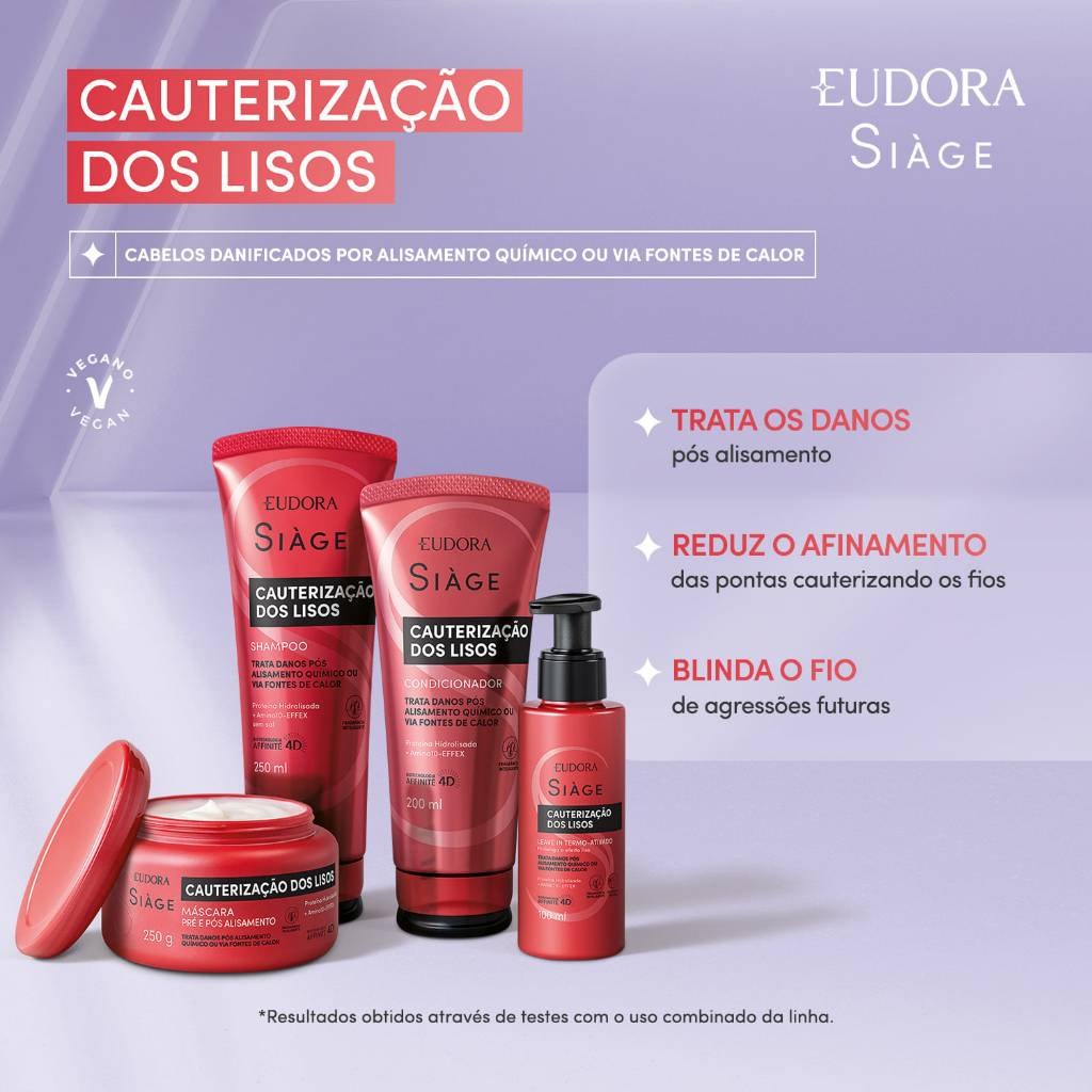 Siàge Cauterização dos Lisos: Máscara + Leave In