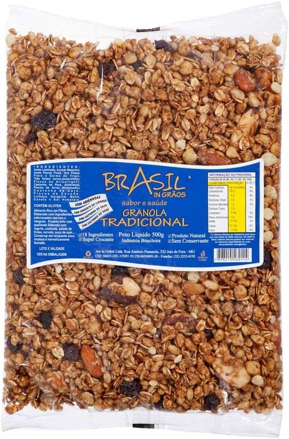 Granola Tradicional Brasil In Grãos 500g