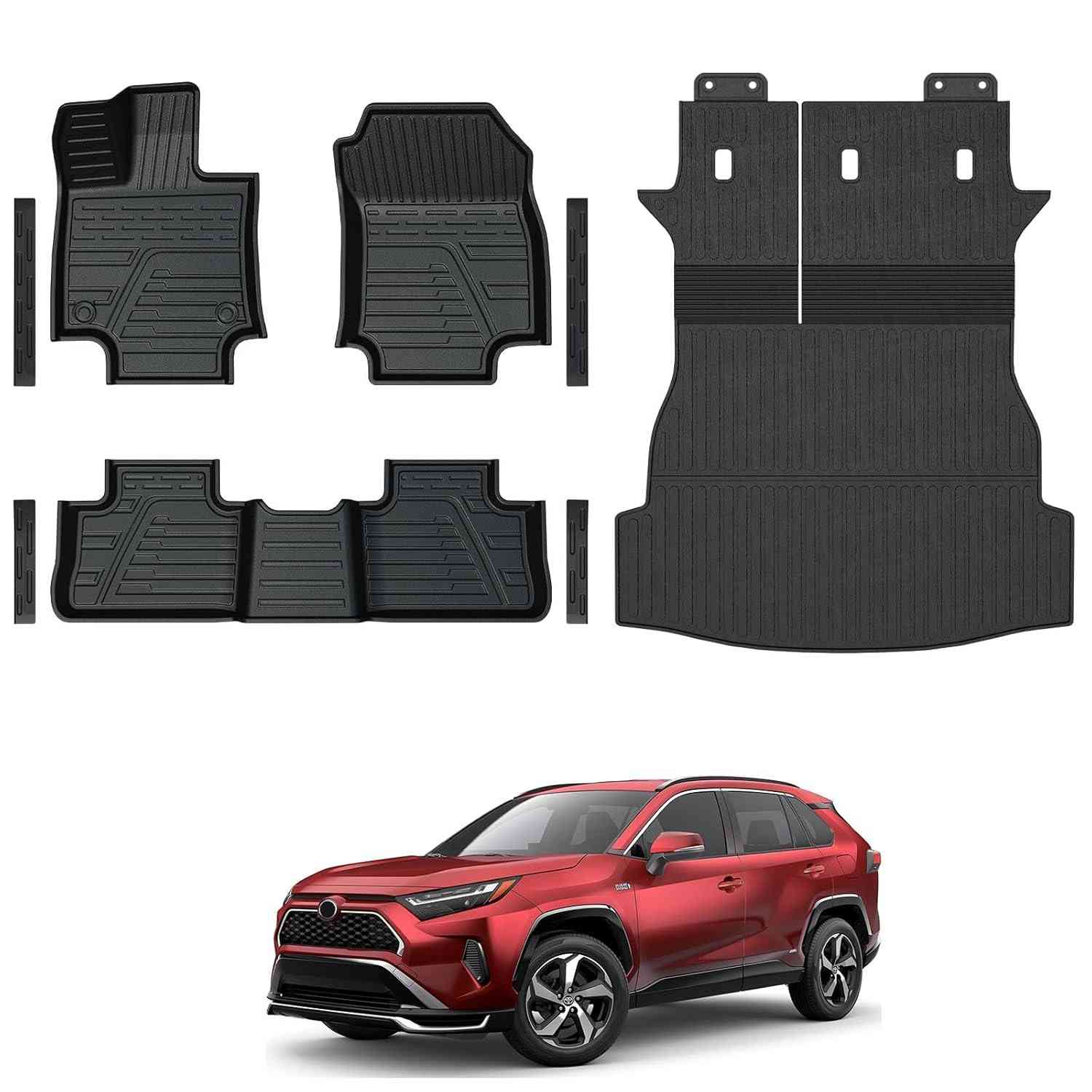 Tapetes e Forro de Carga RAV4 2019-2025: Proteção Total e Estilo Premium (Inclui Híbrido)