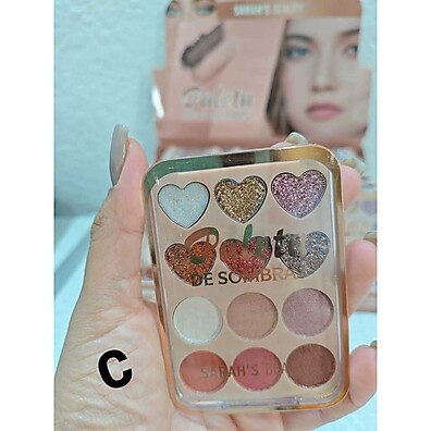 Paleta de Sombras Sarah's Beauty: 12 Cores Incríveis!