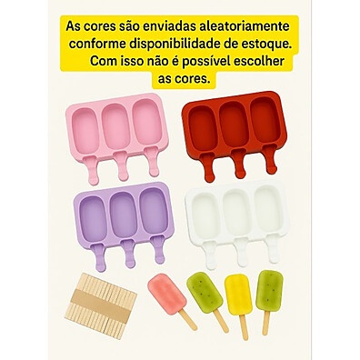 Forma Picolé de Silicone: Faça Sorvetes Incríveis!