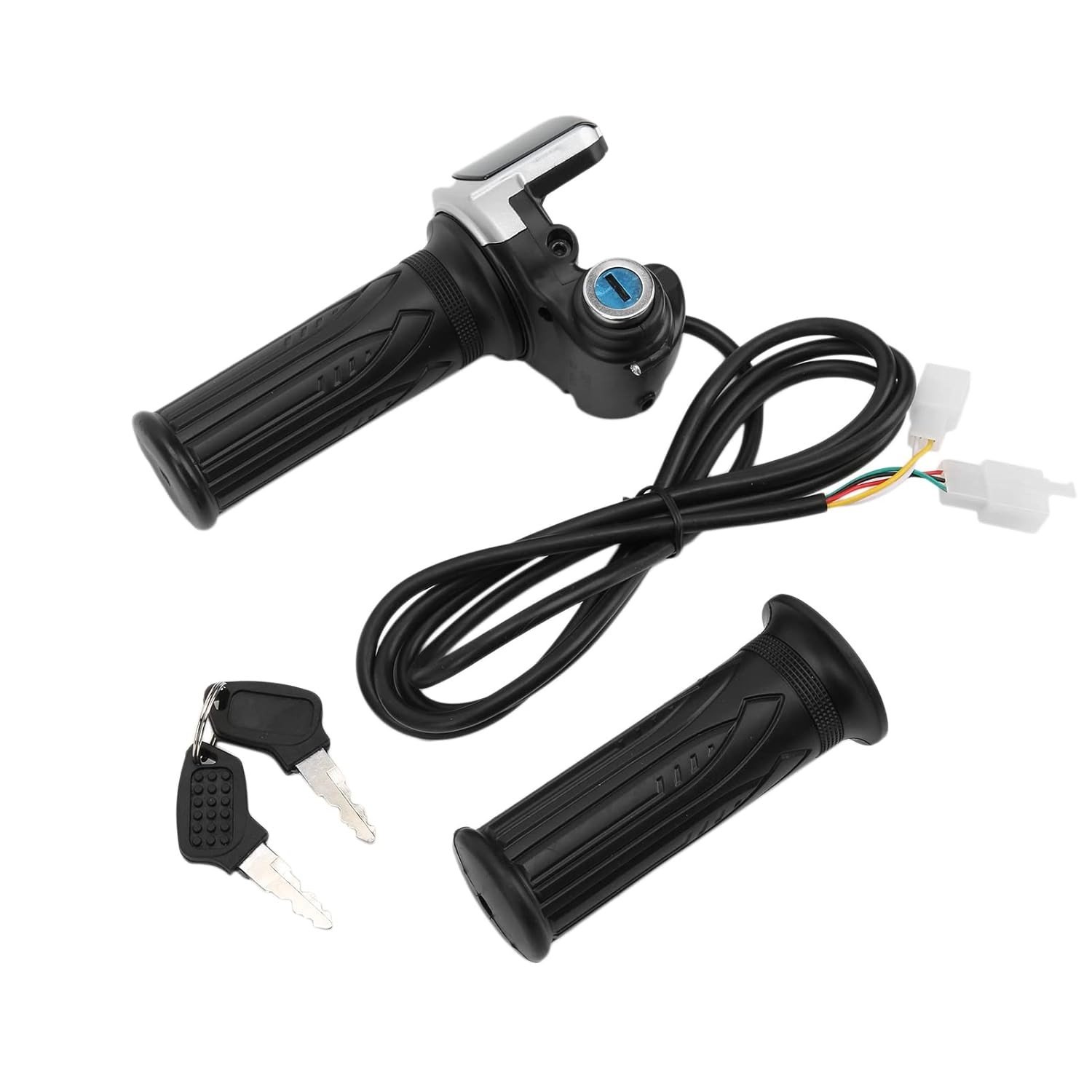 Acelerador de Bicicleta Elétrica com Indicador LED 48V - Design Ergonômico e ABS Resistente