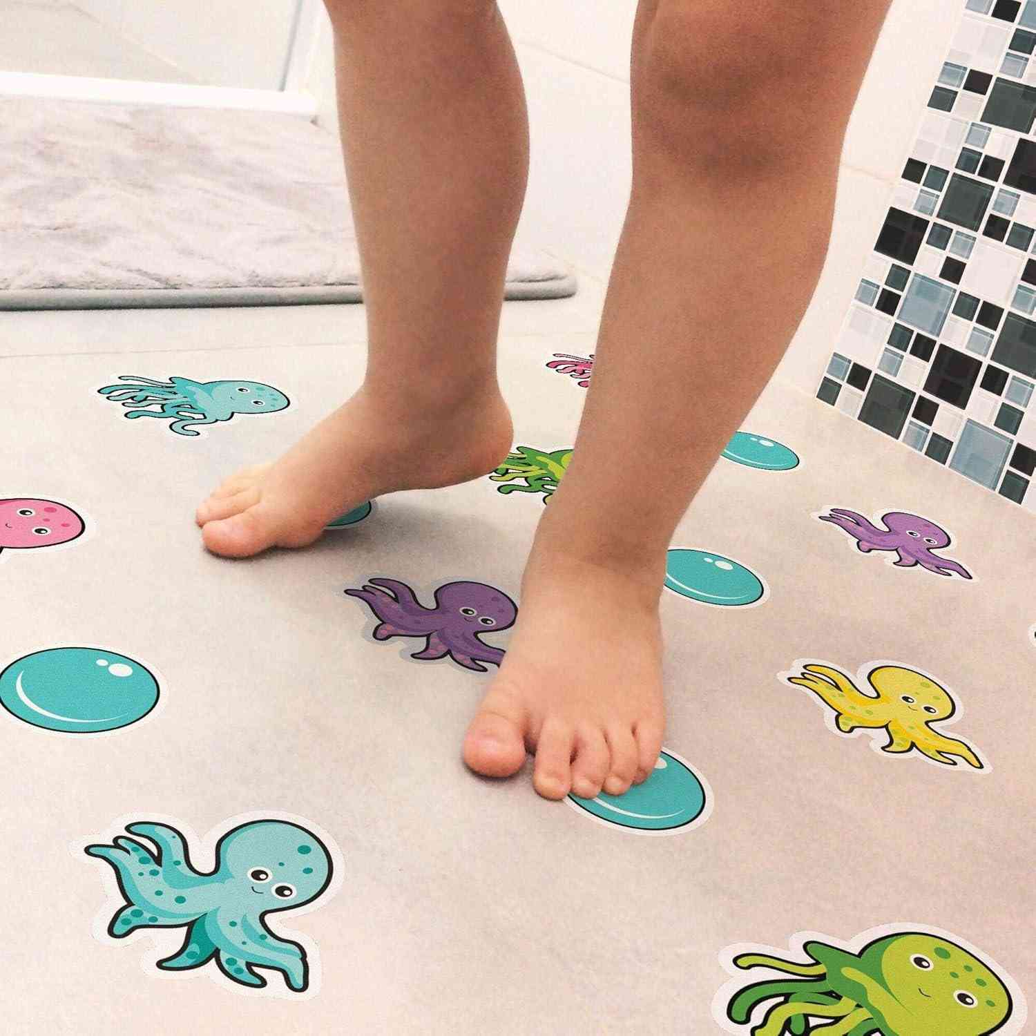 Adesivo Piso Banheiro Antiderrapante Infantil Polvo - Segurança e Diversão no Banho
