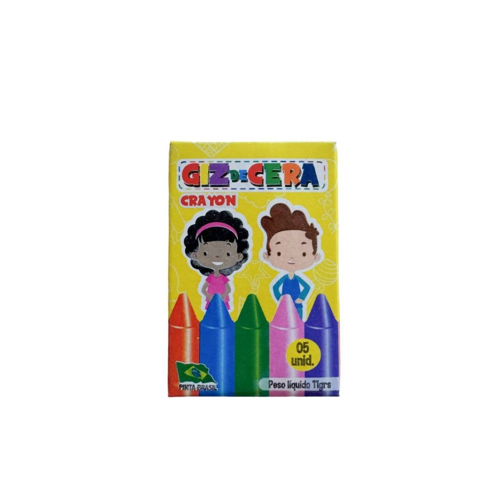Mini Giz de Cera 5 Cores – Ideal para Festas e Artes Infantil