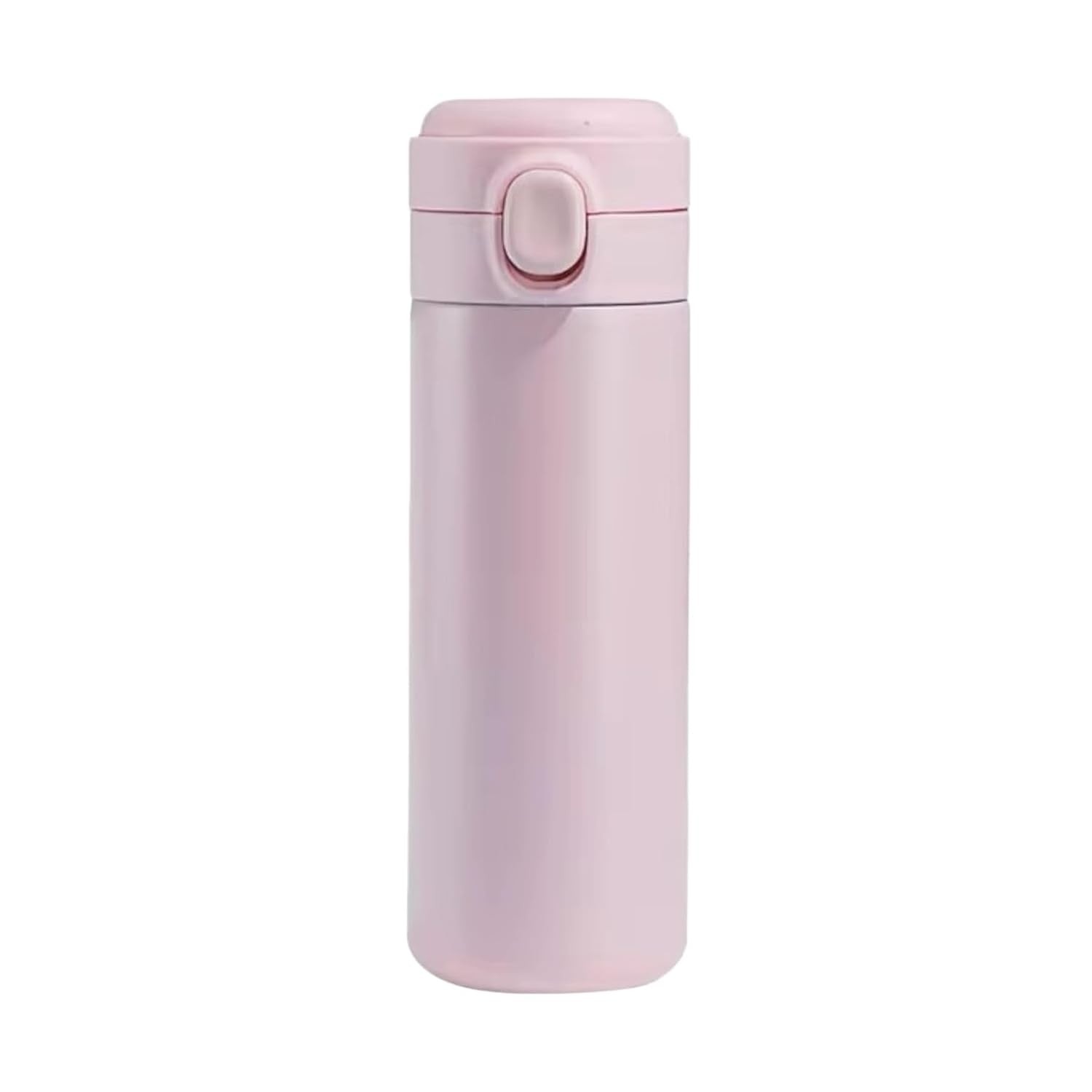 Garrafa Térmica Infantil Rosa 400ml com Canudo - Segura, Atóxica e Ideal para Escola