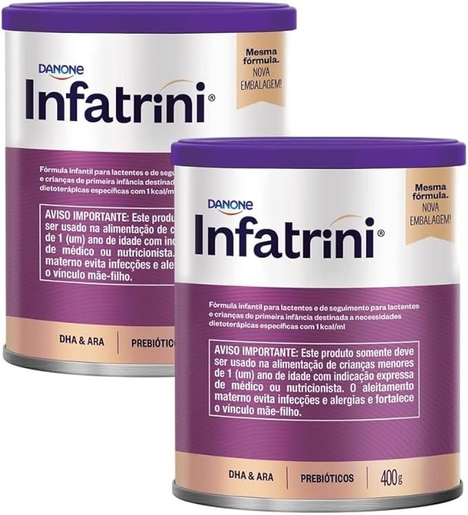 Fórmula Infantil Infatrini 400g - Kit 2 latas