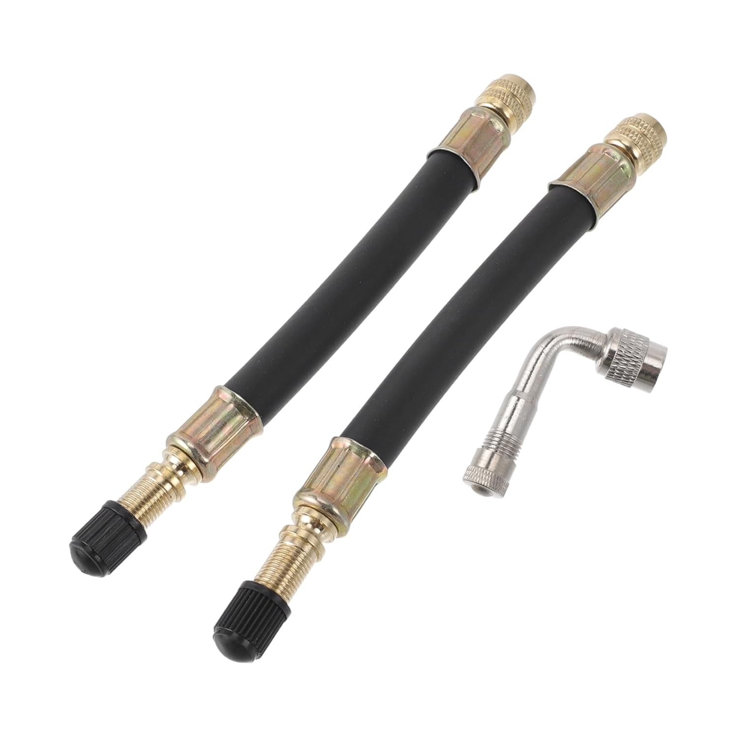 Extensor de Válvula de Pneu 90° Cobre Flexível 140mm - TUCKBOLD: Inflagem Fácil e Segura