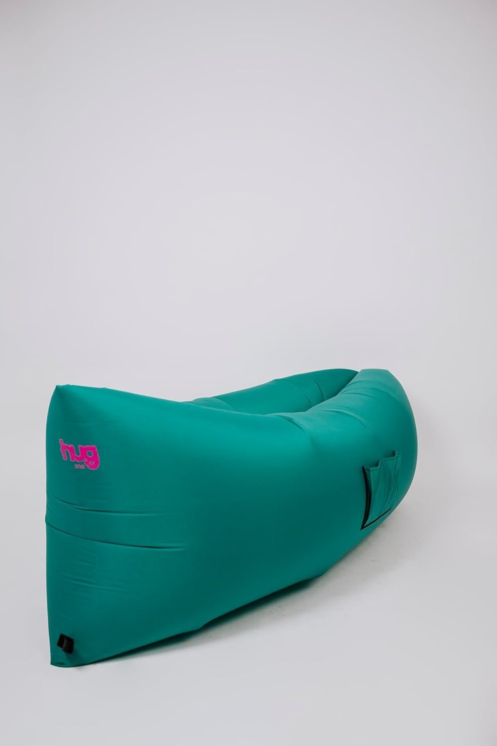 Sofá Inflável Portátil Hug One Verde Petróleo - Nylon Resistente, Até 200kg