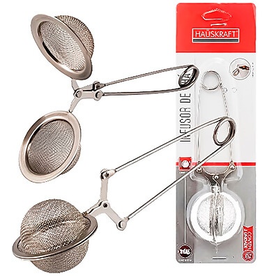 Infusor de Chá Hauskraft: Praticidade em Aço Inox